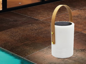 Lampe solaire à poser GENY Led 3W 100/200/300 lm - éclairage multiclrs FDS 3,7V/1800mAh - FIN DE SERIE